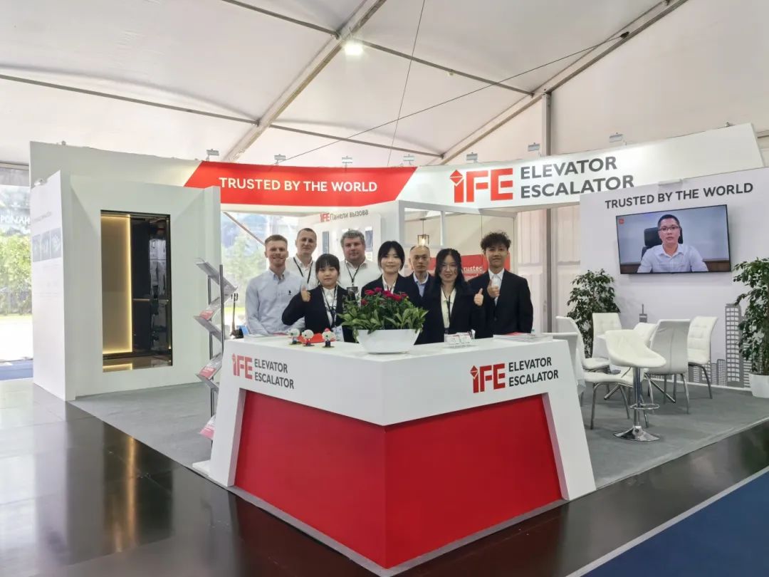 载誉而归！意昂官网电梯（IFE）闪灼2025俄罗斯莫斯科国际电梯展